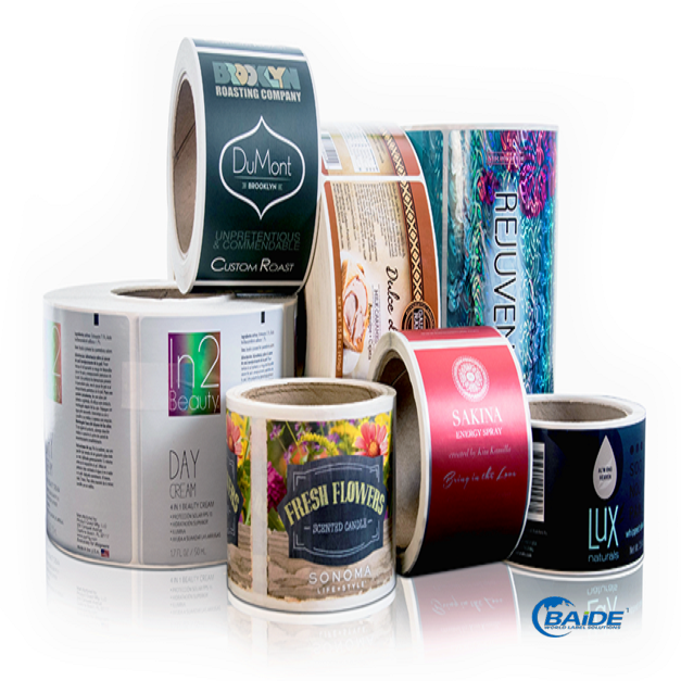 化妝品瓶貼不干膠貼紙印刷